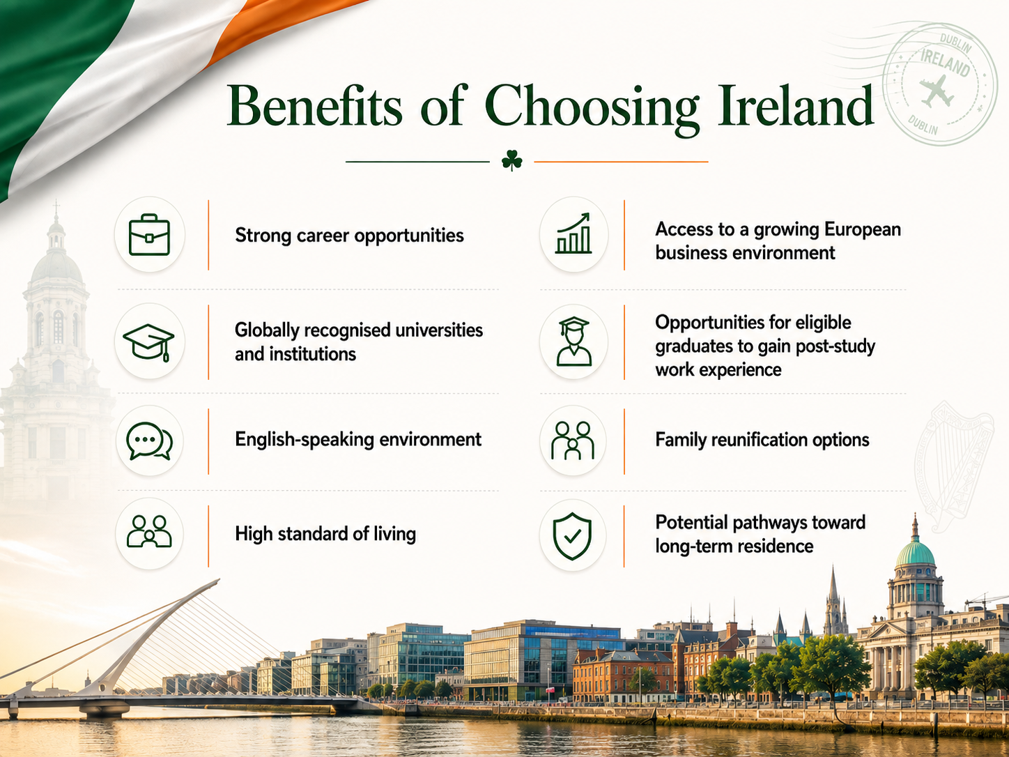 Benefits of choosing Ireland