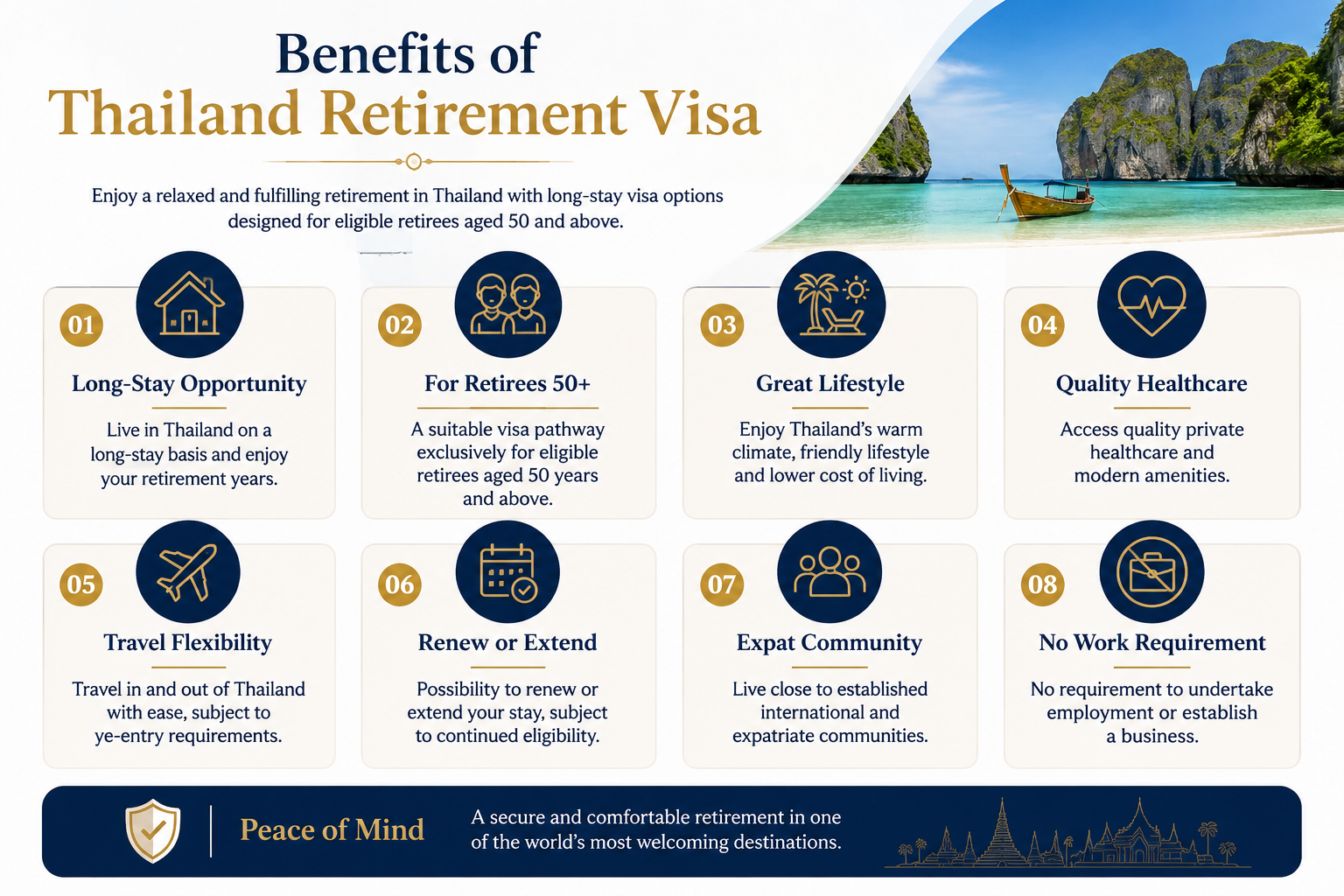 Benefits of Thailand Retirement Visa